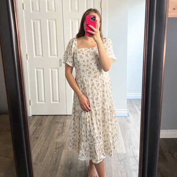 Floral dress size L - Picture 1 of 4